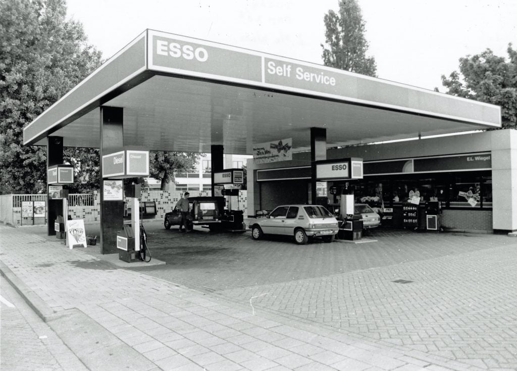 Benzinestation in Haarlem