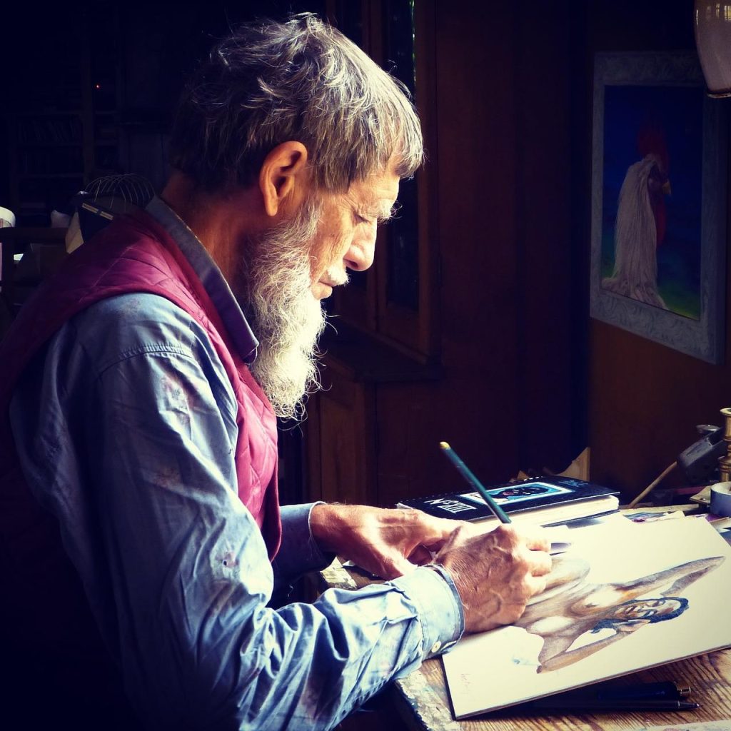 Kunstschilder in Haarlem