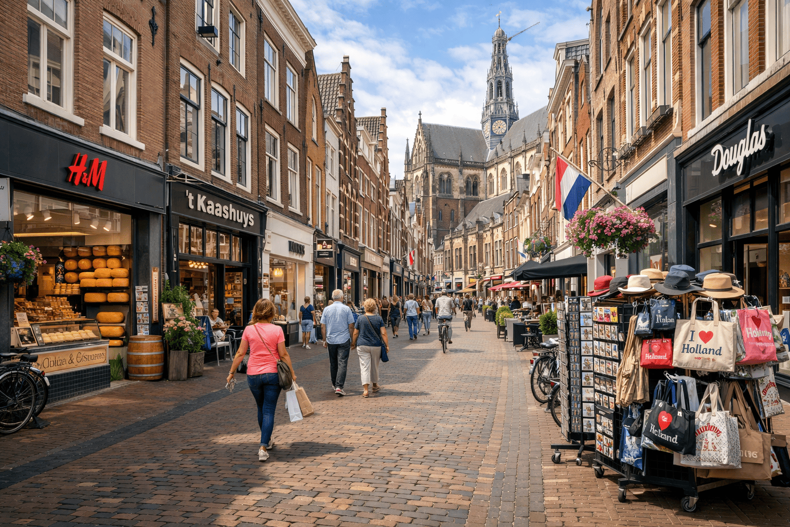 Winkels in het centrum van Haarlem