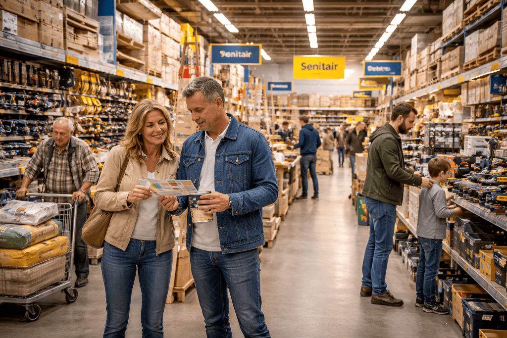 Bouwmarkt in Haarlem